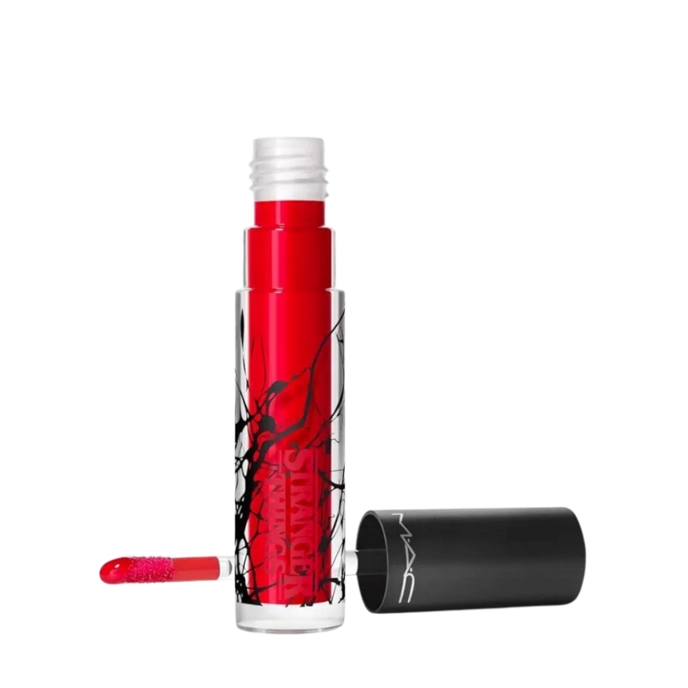 MAC X STRANGER THINGS Lipglass Lip Gloss in ROCKIN' ROBIN - Picture 3 of 4